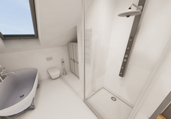 poddasze - łazienka