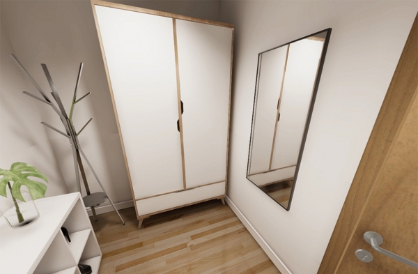 Przykładowa aranżacja wnętrz projektu L-6736 GERASA 2