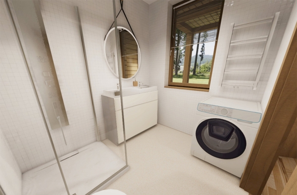 Przykładowa aranżacja wnętrz projektu L-6736 GERASA 2