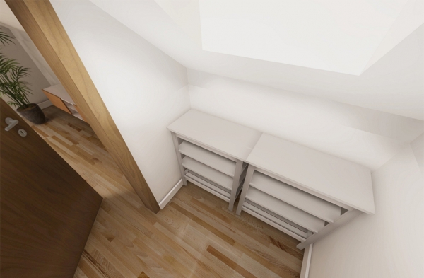 poddasze - garderoba