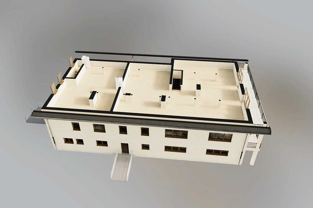 Projekt domu Napoca 2 L-6823 - rzut 3D poddasza