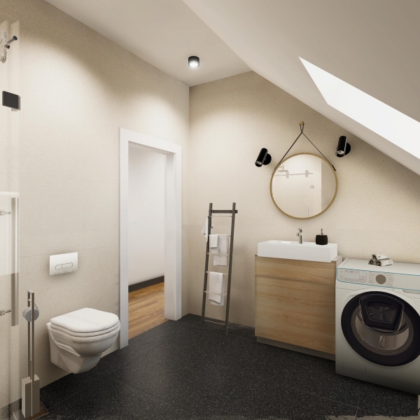 Przykładowa aranżacja wnętrz projektu L-6828 ROXETUS 2