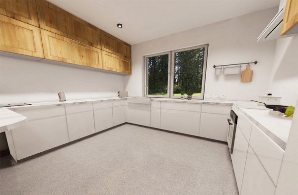 Projekt domu Victrix 2 L-6848 - przykładowa aranżacja kuchni