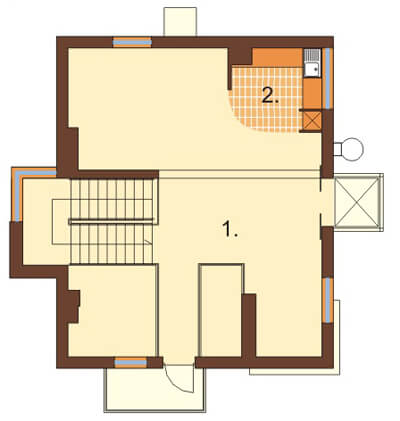 Rzut pierwszego piętra