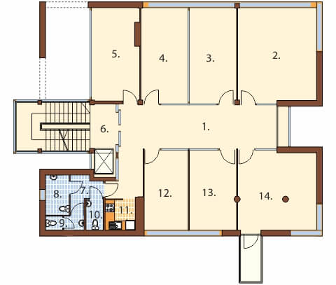 Rzut drugiego piętra