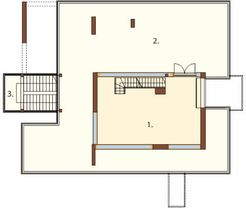 Rzut piętra / antresoli