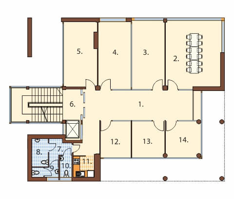 Rzut pierwszego piętra