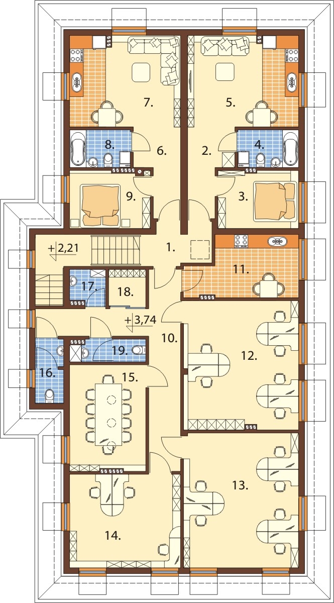 Rzut piętra / antresoli