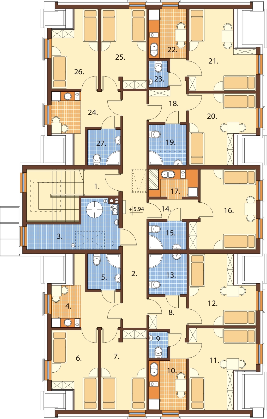 Rzut piętra / antresoli