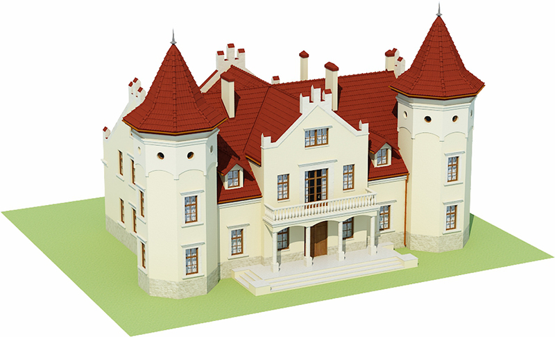Projekt domu Sokołowiec RW-03 - model