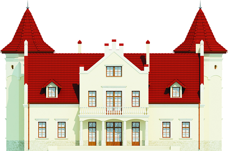 Projekt domu Sokołowiec 2 RWL-03 - elewacja ogrodowa