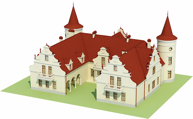 Projekt domu Słoszewice 2 RWL-04 - model