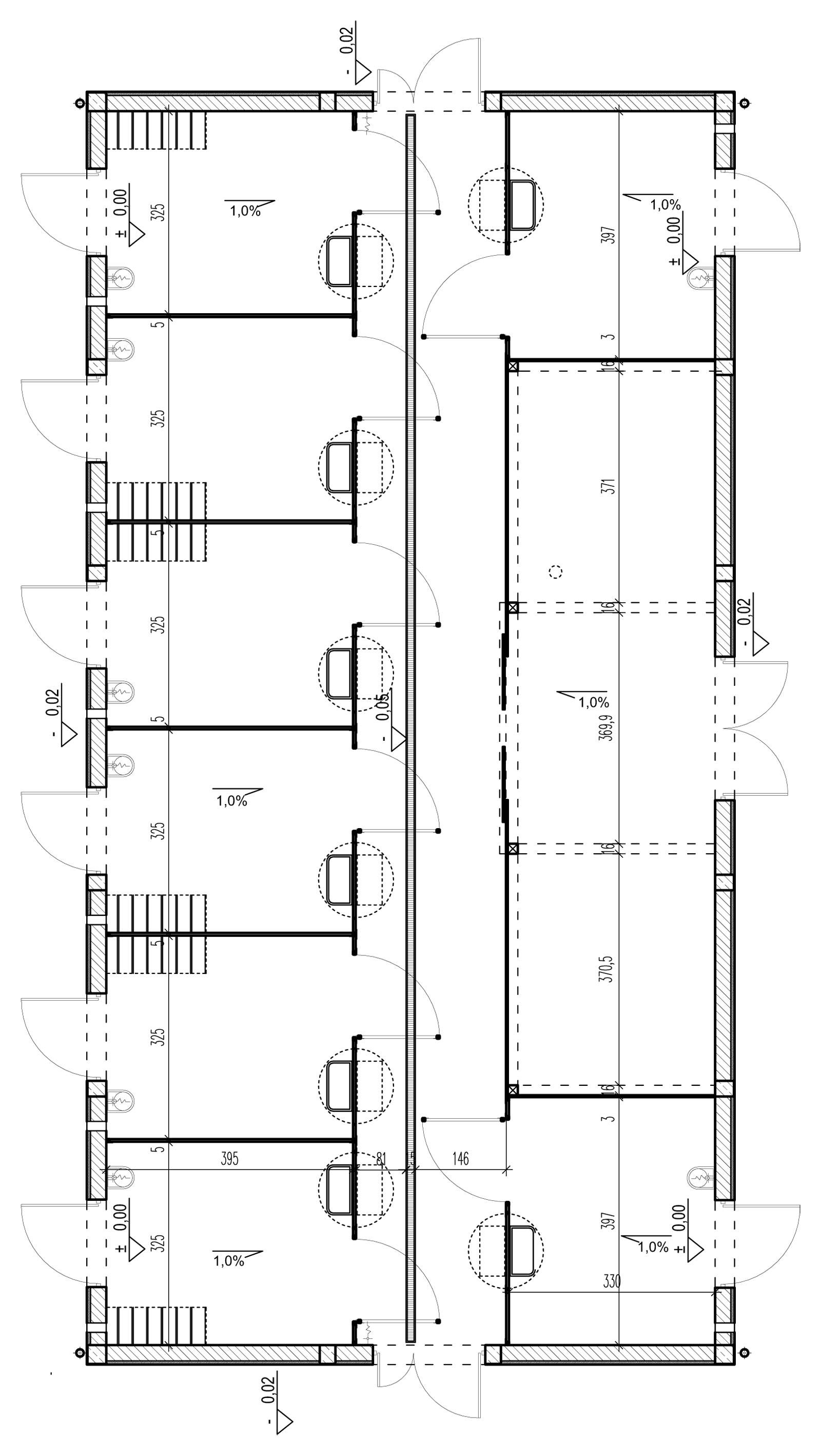 Rzut ZG-85 parteru