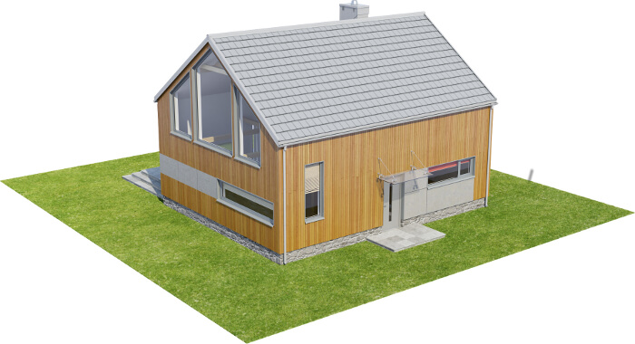 Projekt domu Przebiśnieżyn DM-6562 - model