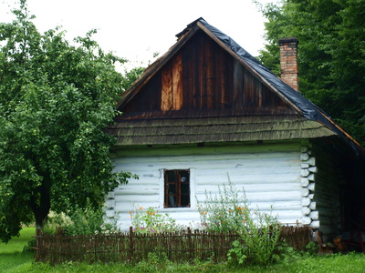 Chata wiejska, Skansen Wsi Pogórzańskiej, aut. KB Projekt